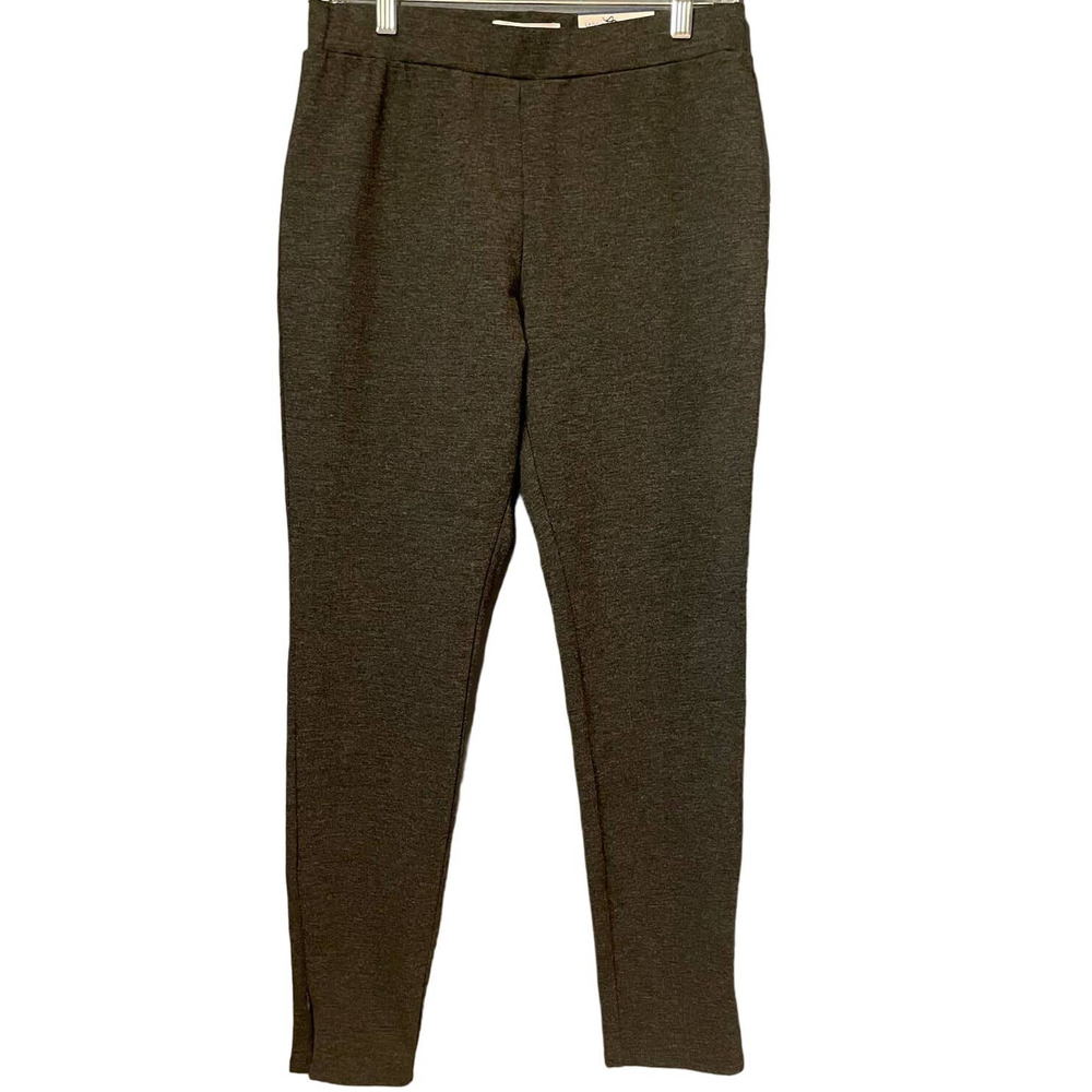 Popsugar Womens Legging Size M Charcoal Gray High Rise Skinny Leg Opening NWT